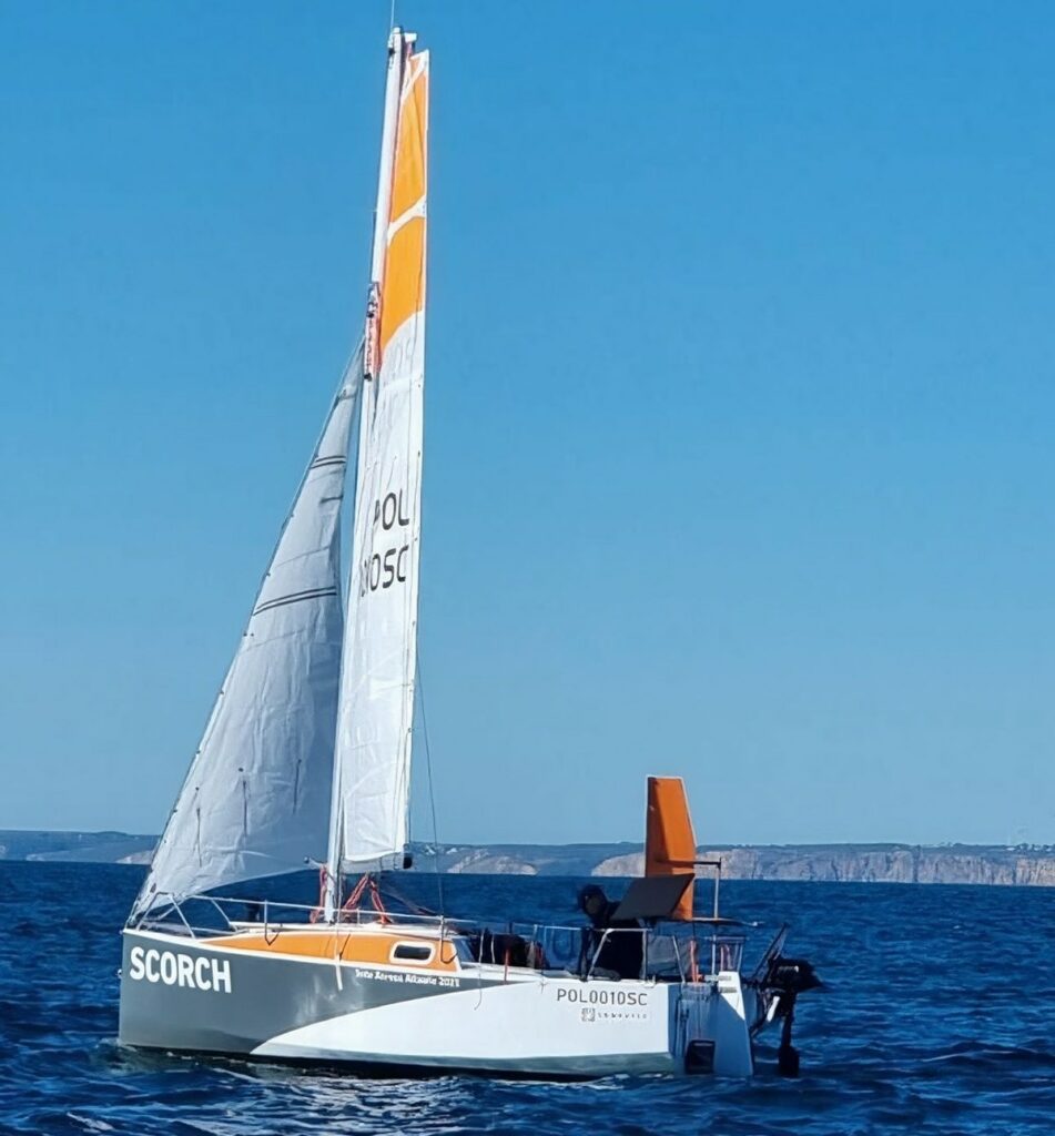 Setka „Scorch” pod żaglami